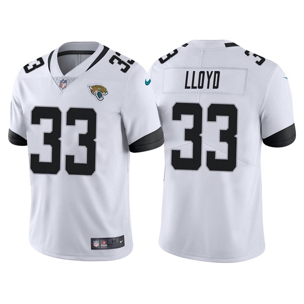Men's White Jacksonville Jaguars #33 Devin Lloyd Vapor Untouchable Limited Stitched Jersey